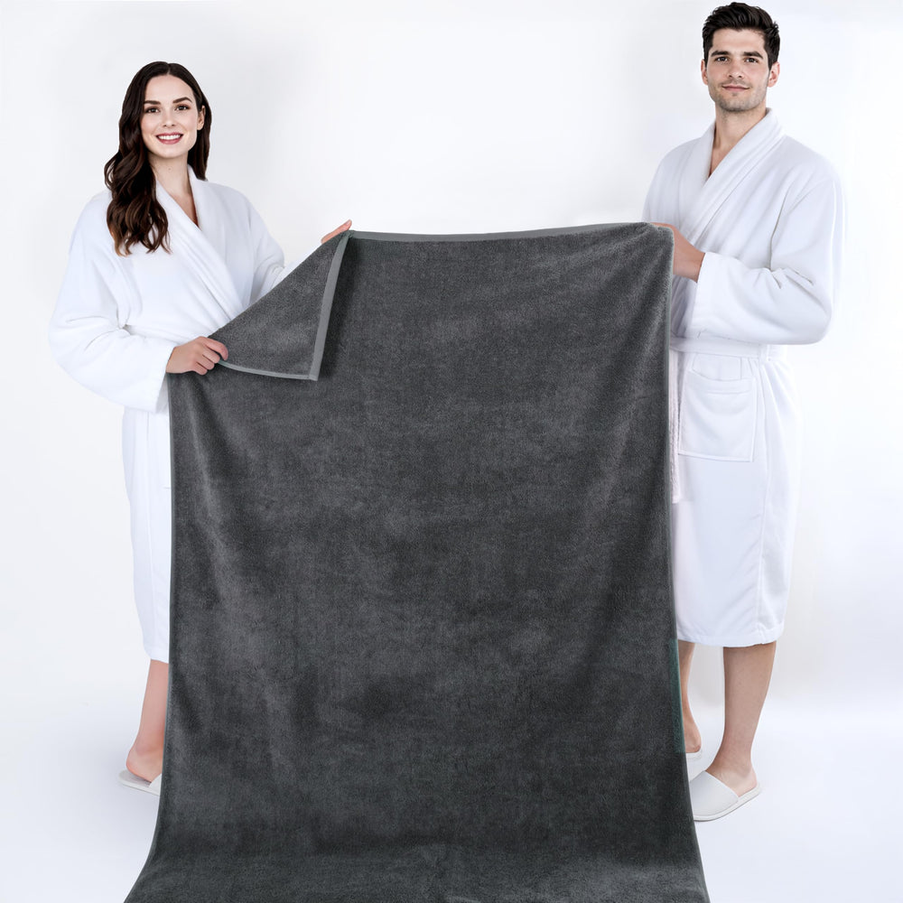 Cotton Paradise comparaison taille montrant l'enveloppement complet du corps