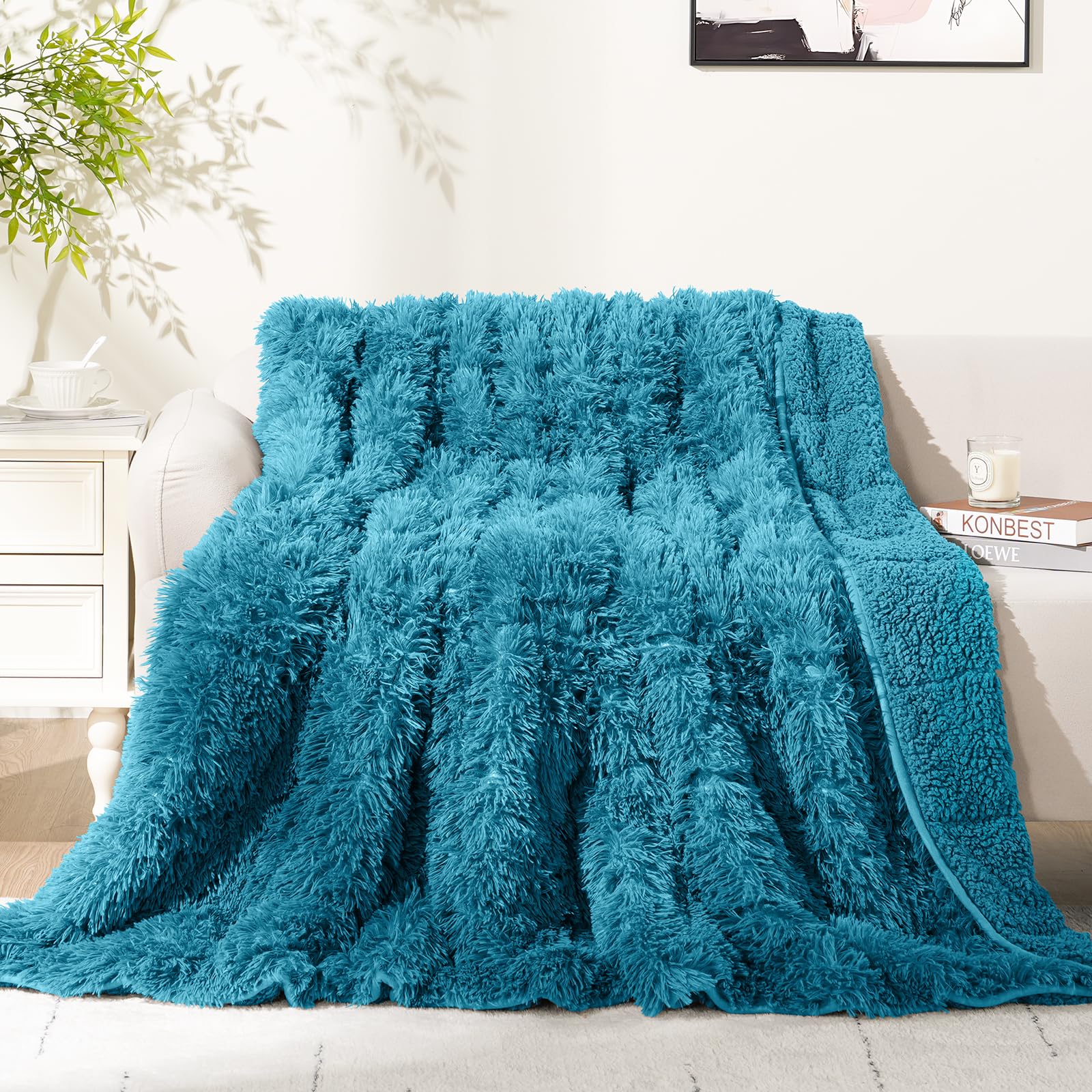 Cottonblue couverture lestée face avant montrant luxe et chaleur