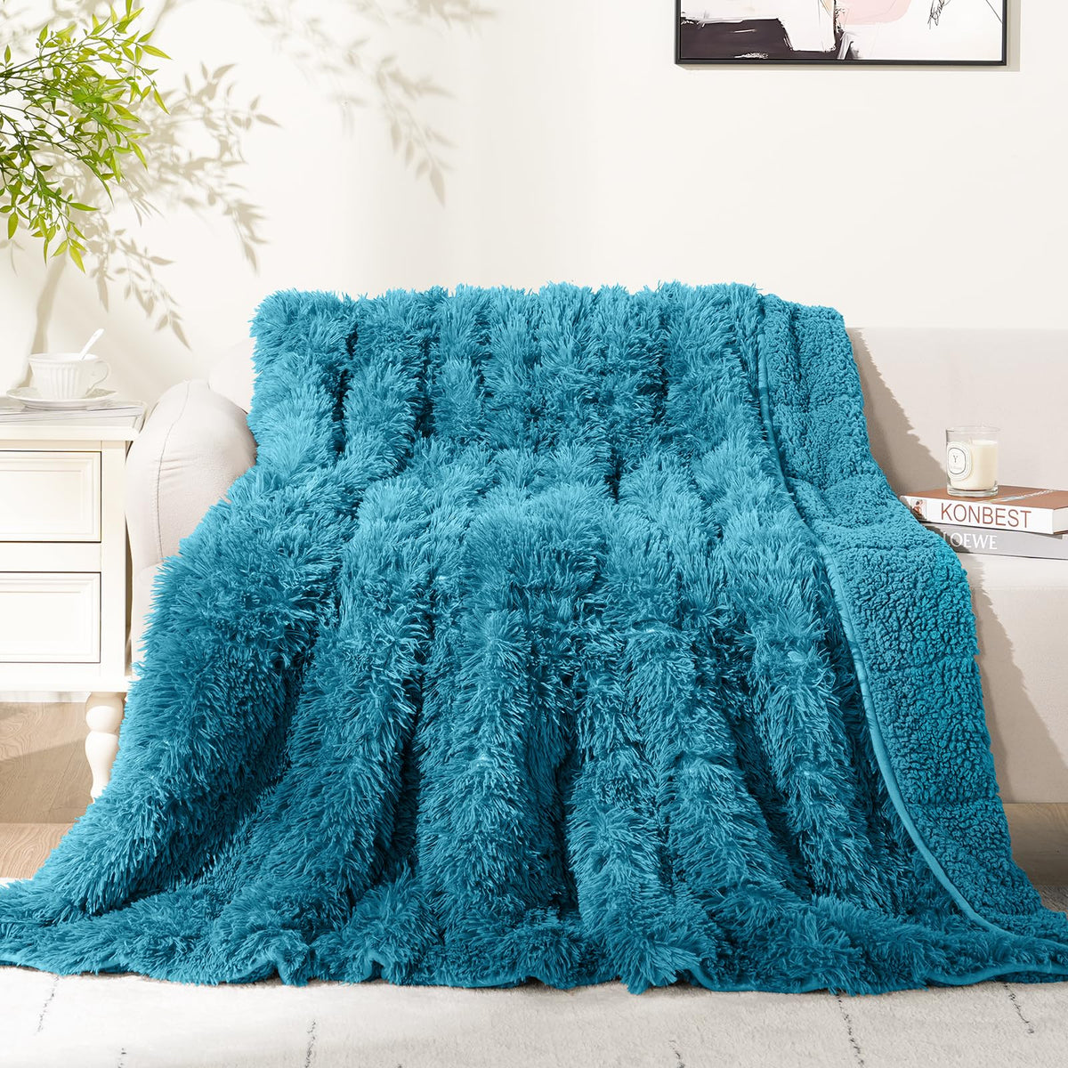 Cottonblue couverture lestée face avant montrant luxe et chaleur
