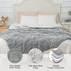Cottonblue couverture queen posée sur lit, aspect cozy immédiat