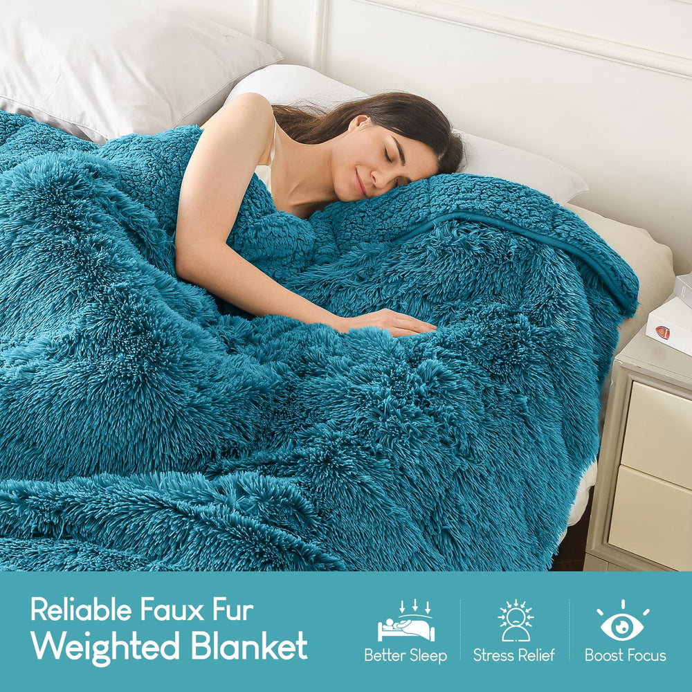 Cottonblue gros plan fourrure longue pour toucher ultra-doux