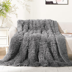 Cottonblue face en fausse fourrure douce pour confort luxueux