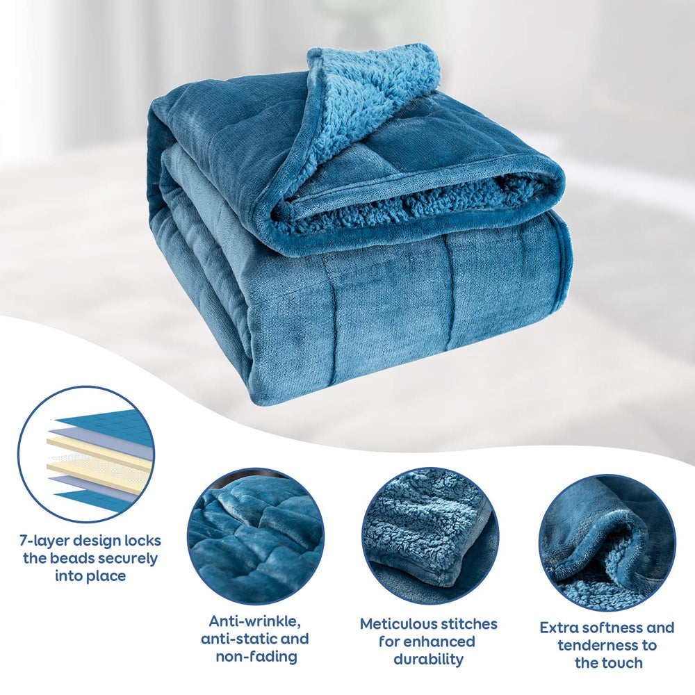 Cottonblue vue intérieure du rembourrage avec billes de verre sécurisées