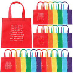 Coume sac devant lot de 48, présentation colorée et attrayante