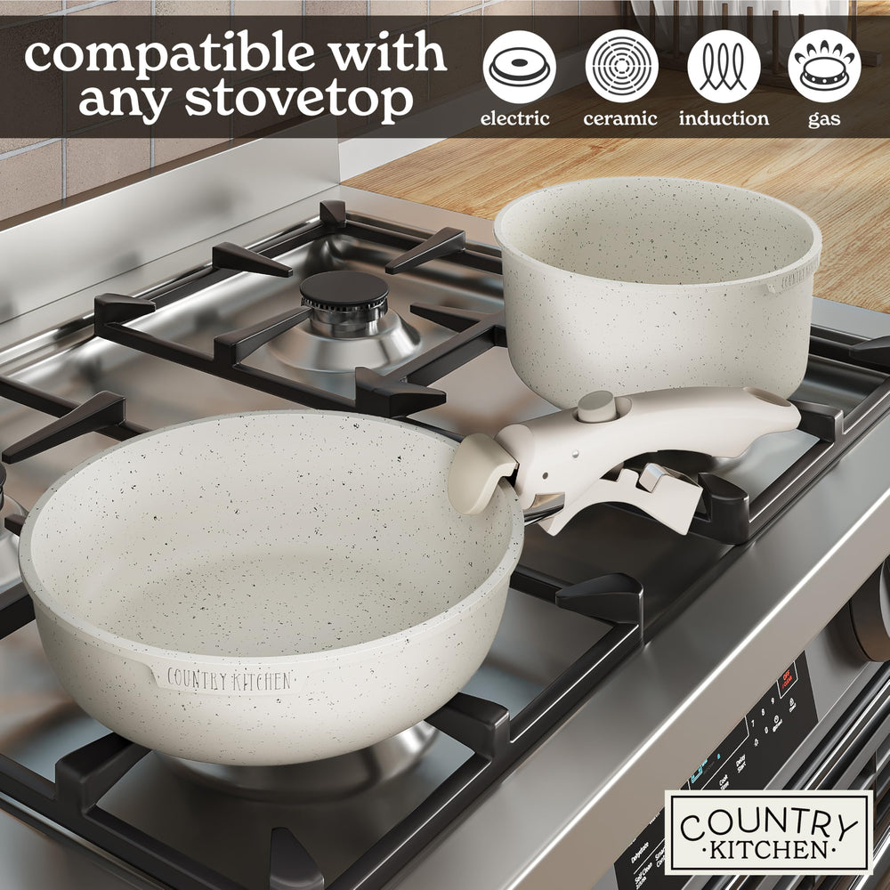 Country Kitchen casseroles au four prêtes à rôtir, compatibilité jusqu'à 480°F
