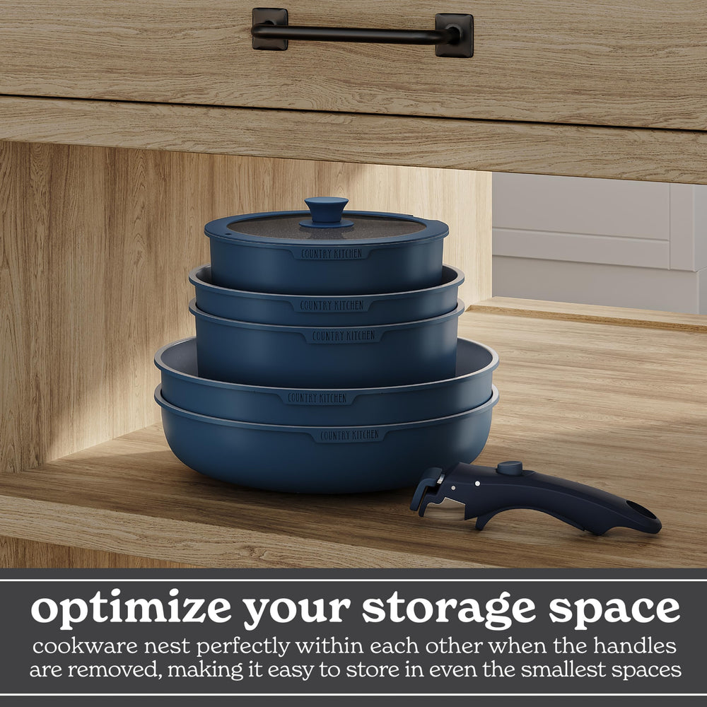Country Kitchen casseroles compatibles four montrées à l'intérieur du four