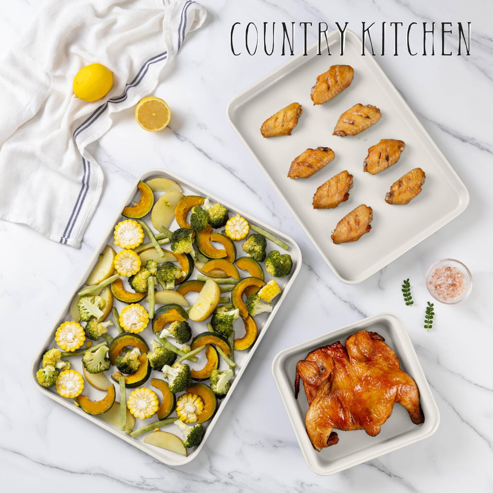 Country Kitchen mise en scène cuisine lifestyle montrant set prêt à l'emploi