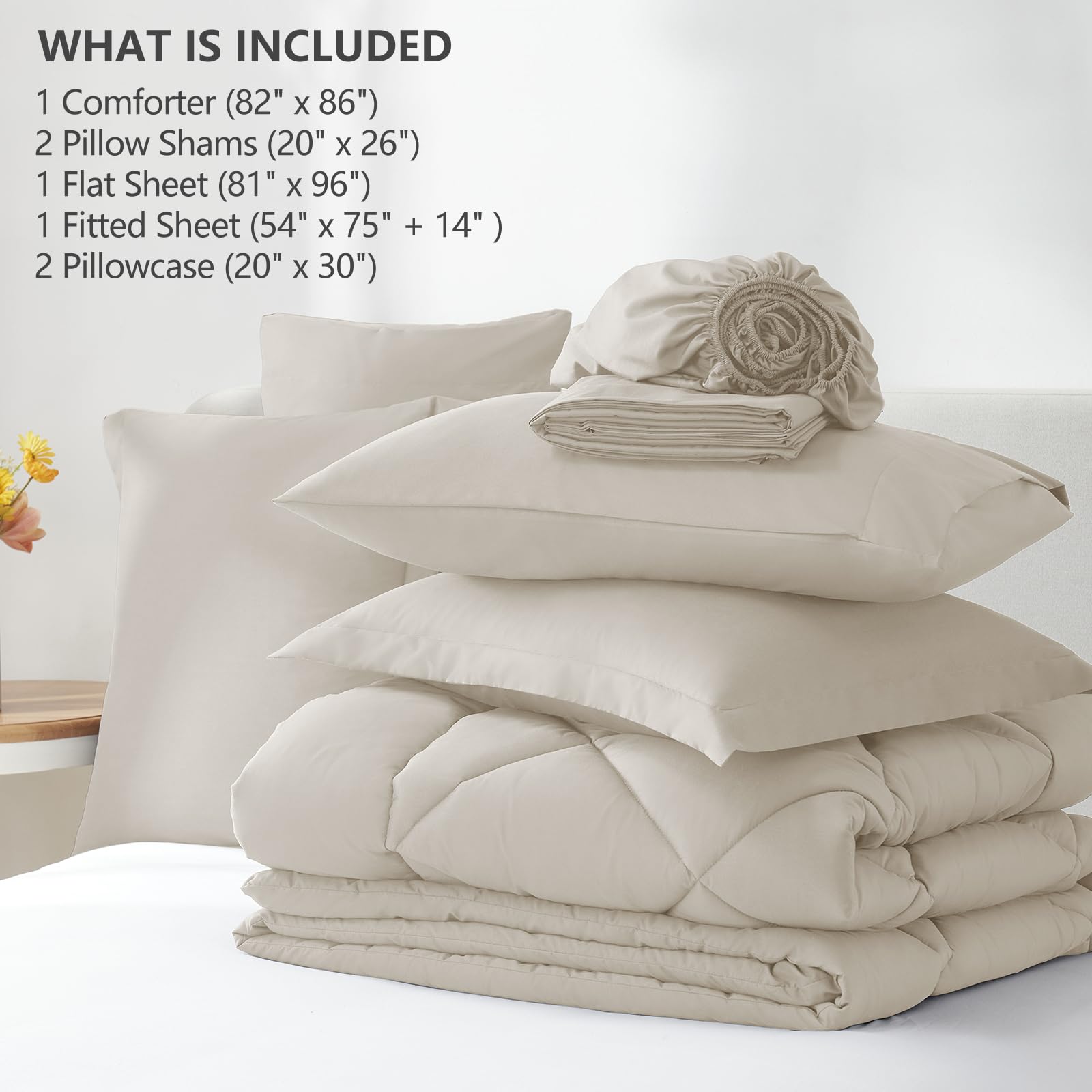 CozyLux drap housse élastiqué avec poche 14" assurant un maintien sûr du matelas
