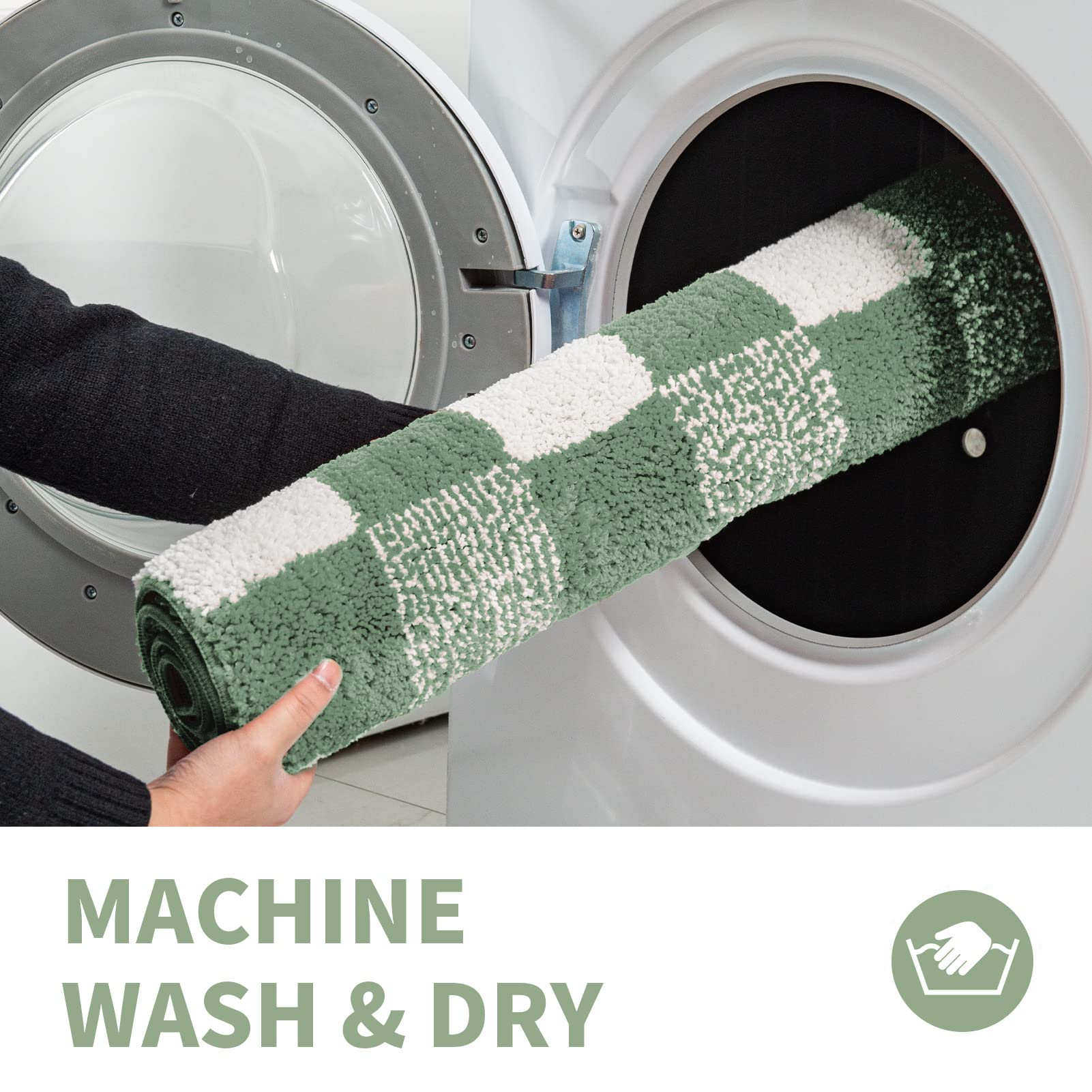 CozeCube tapis plié prêt pour lavage facile et entretien pratique