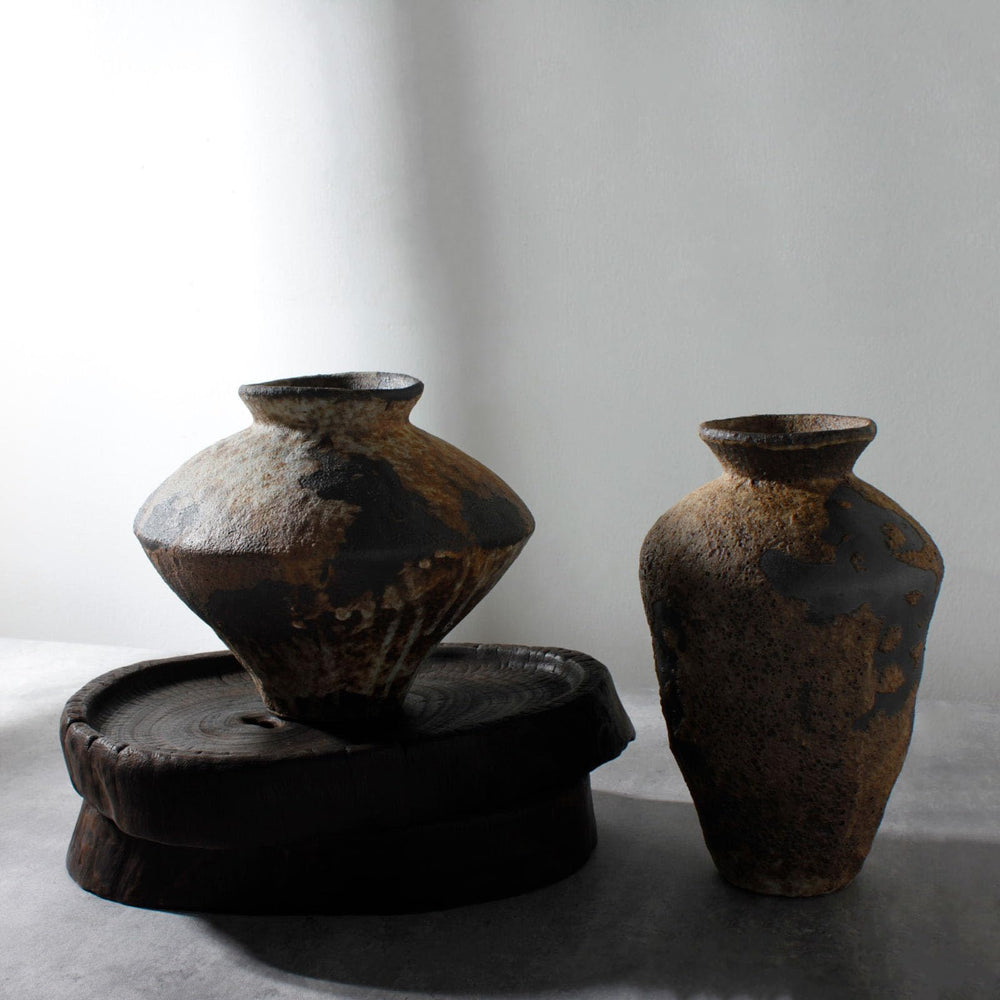 COZLIV vase étiquette détail met en valeur la fabrication artisanale unique