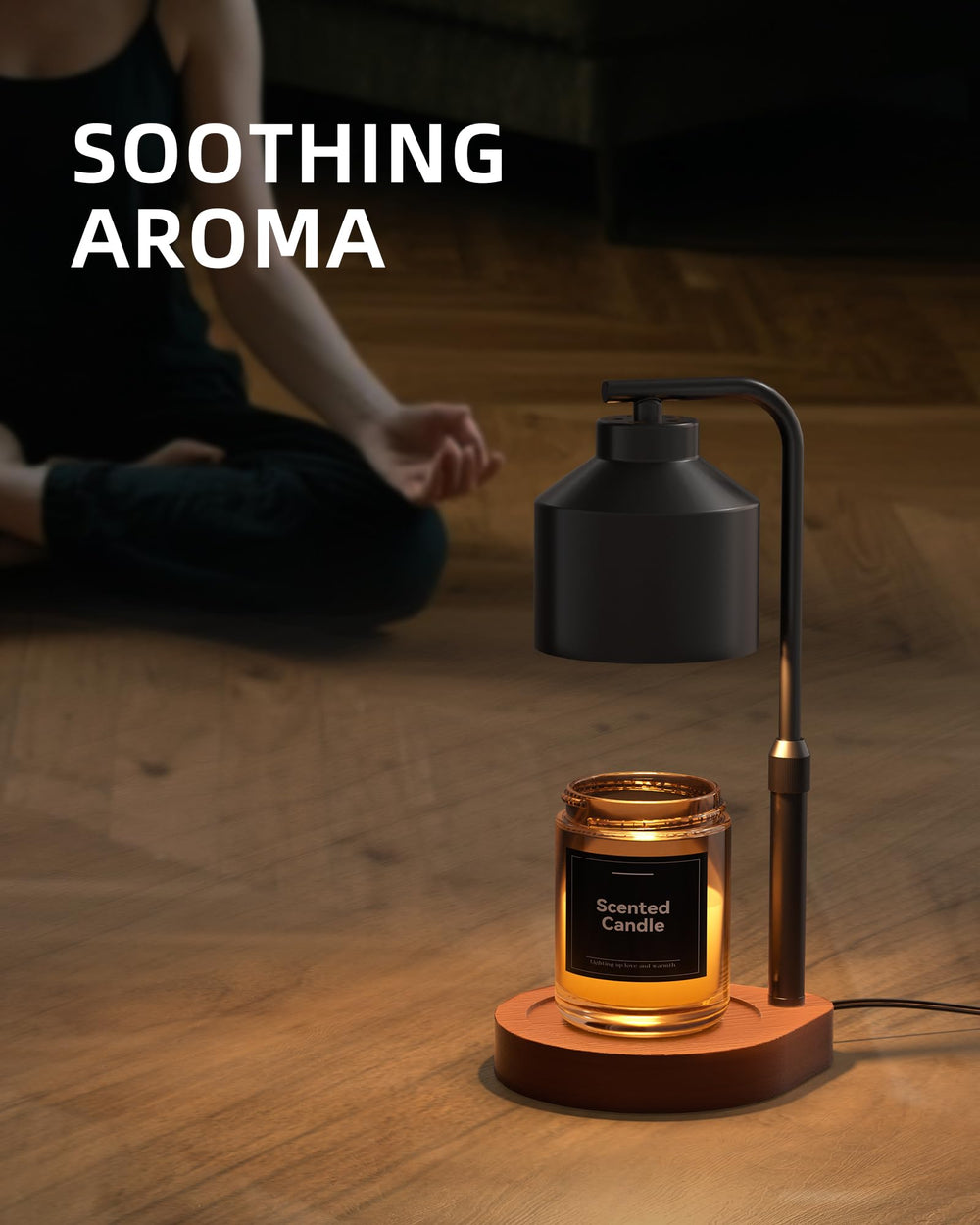 Cozmara détail de la base en noyer apportant chaleur et finition haut de gamme