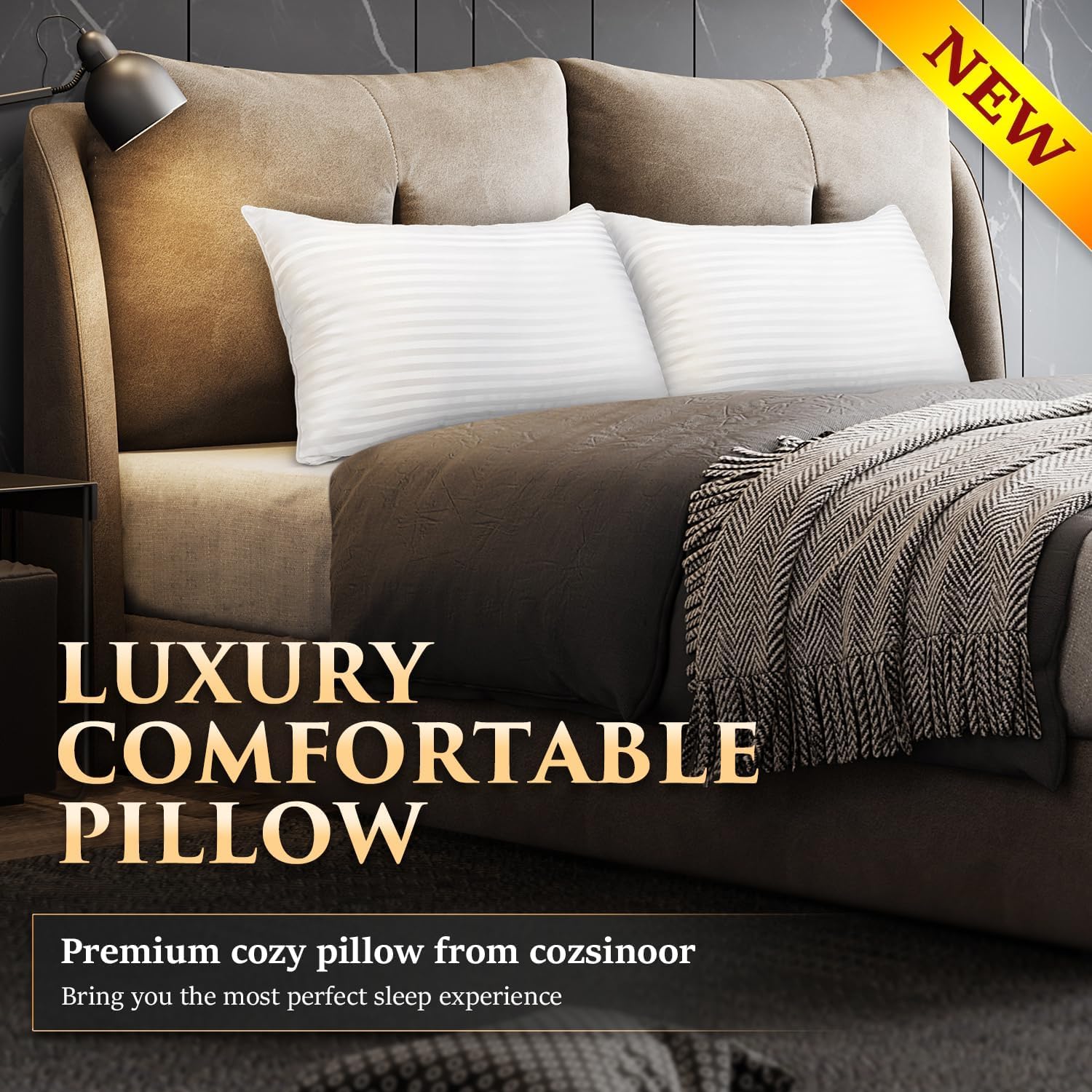 COZSINOOR gros plan tissu satin polyester importé pour toucher doux et évacuation
