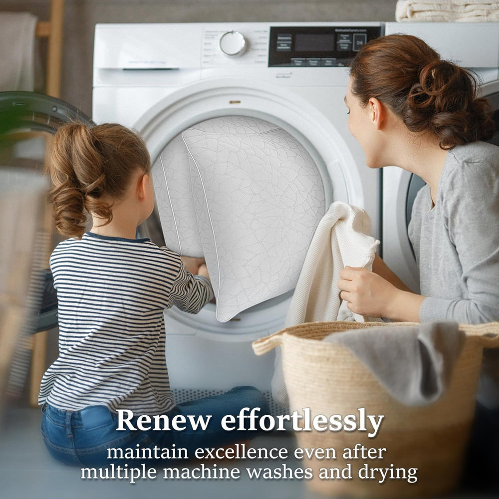 COZSINOOR étiquette entretien illustrant lavage machine et séchage sûr