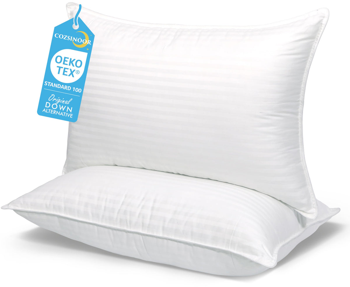COZSINOOR oreiller face avant montrant finition et confort