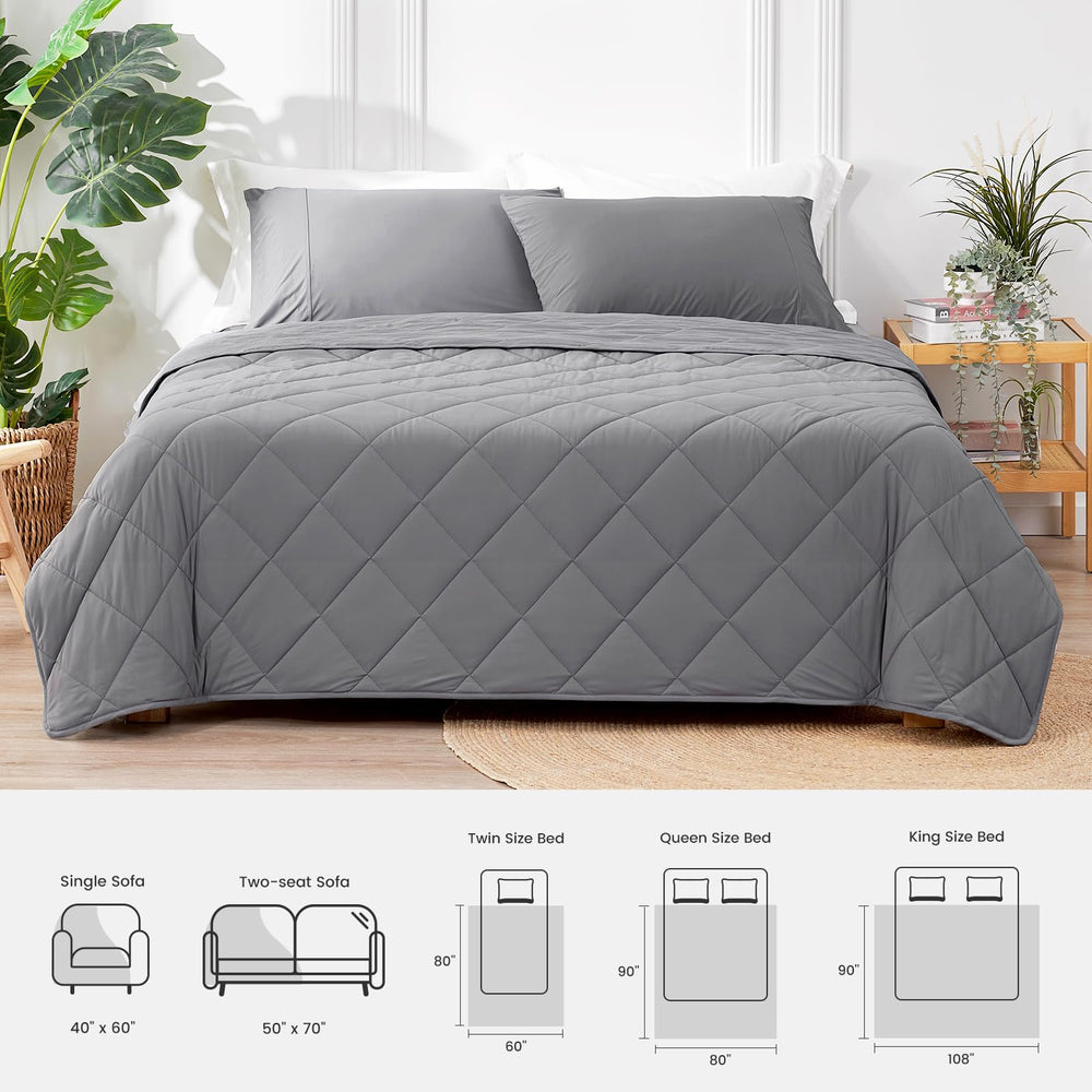 Cozy Bliss Glacial Grey en chambre moderne offrant look discret et apaisant