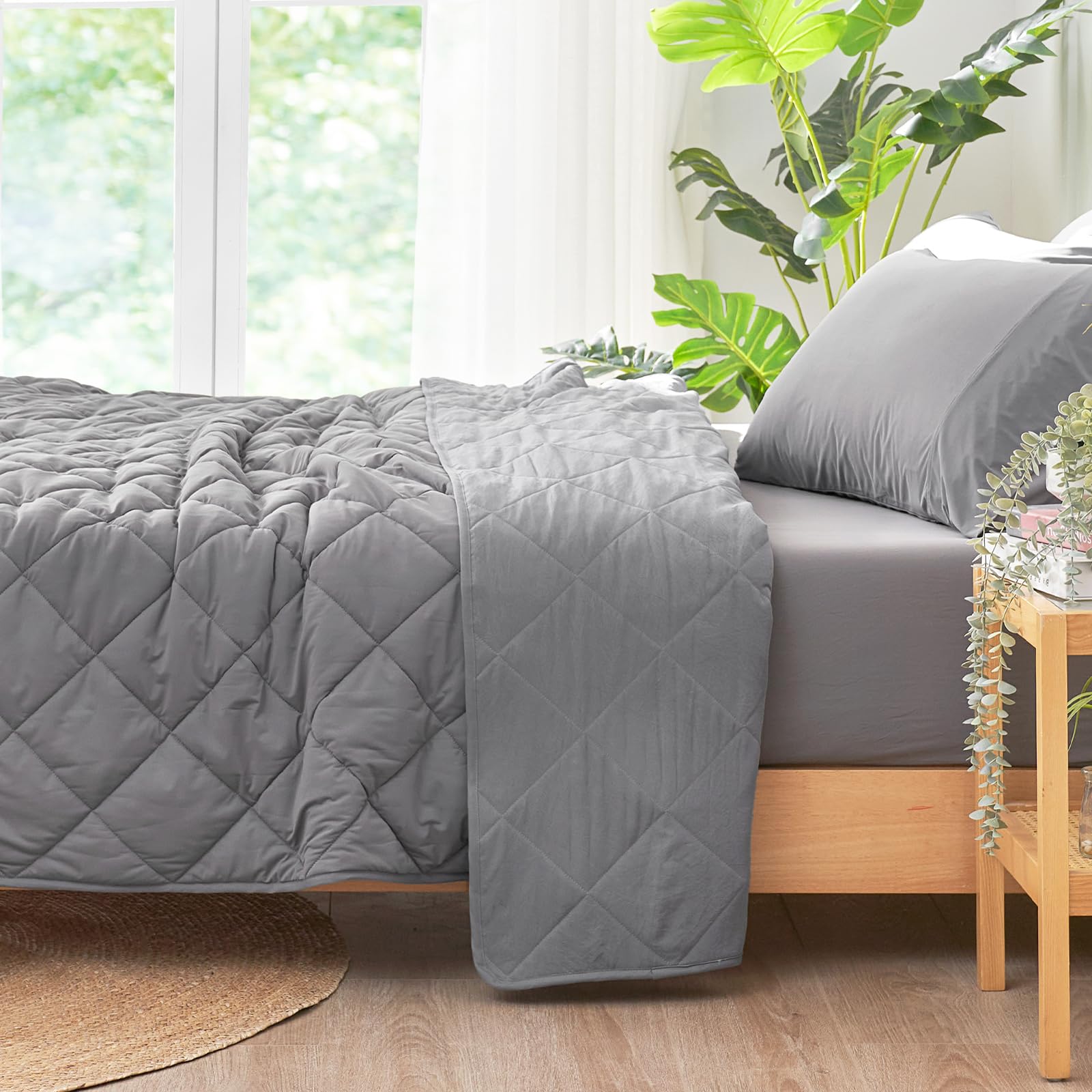 Cozy Bliss comparaison d'échelle montrant dimensions King 108x90 et proportions