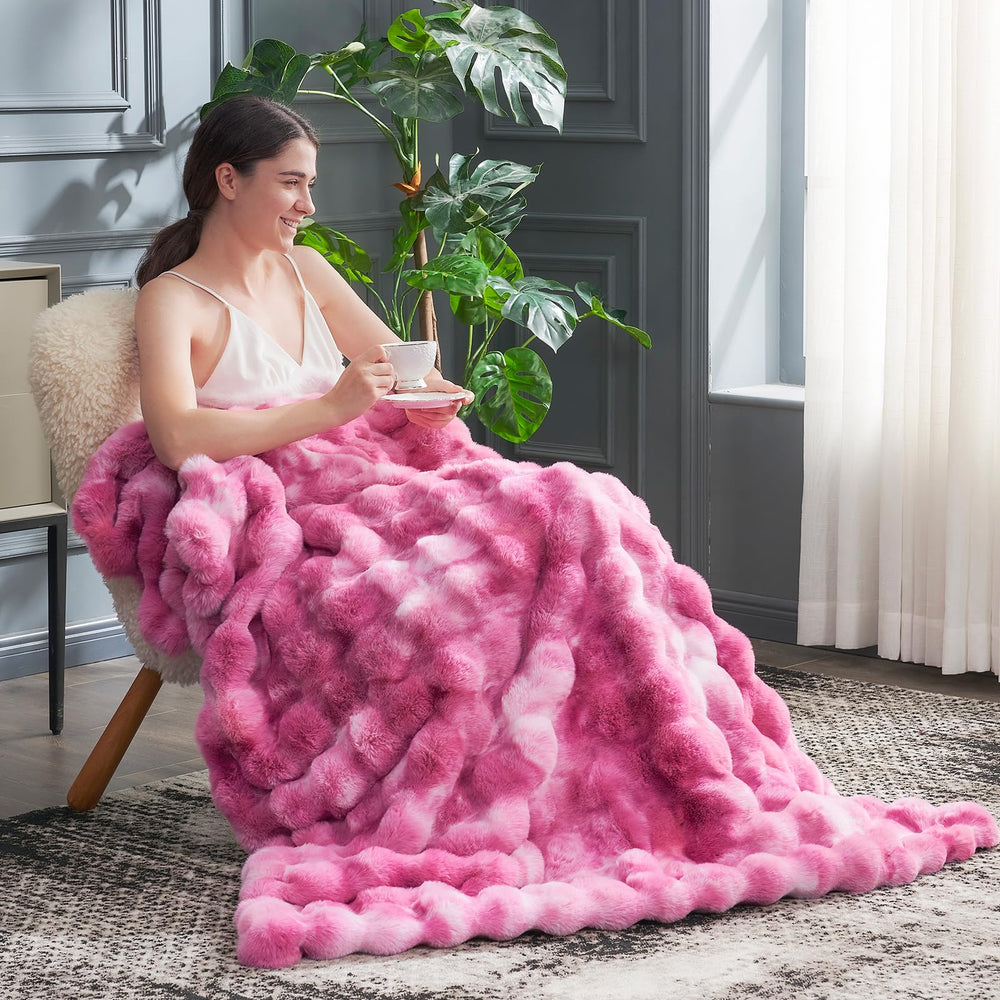 Cozy Bliss gros plan texture bulle montrant douceur et relief