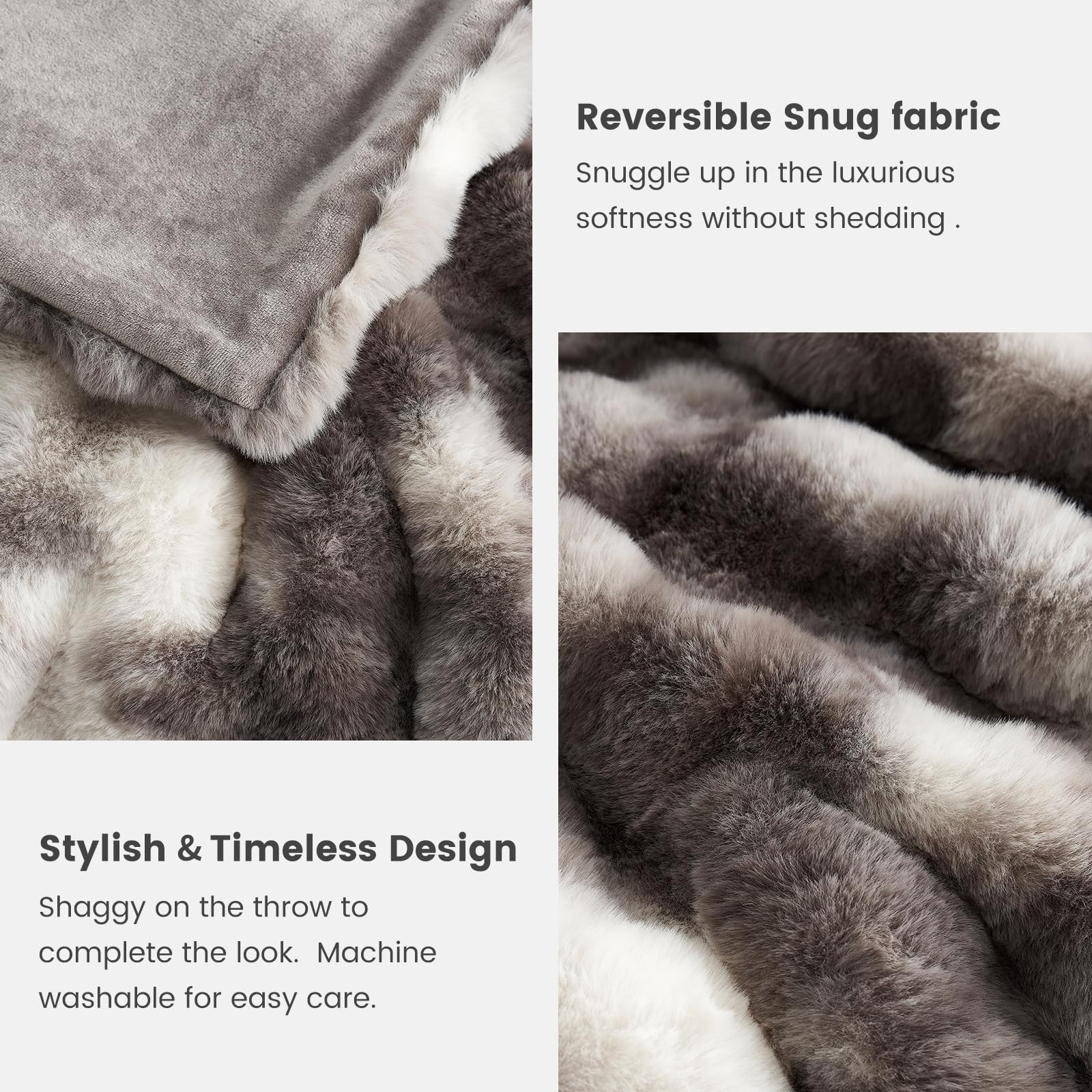 Cozy Bliss vue en angle du motif bulle high-low montrant le relief décoratif