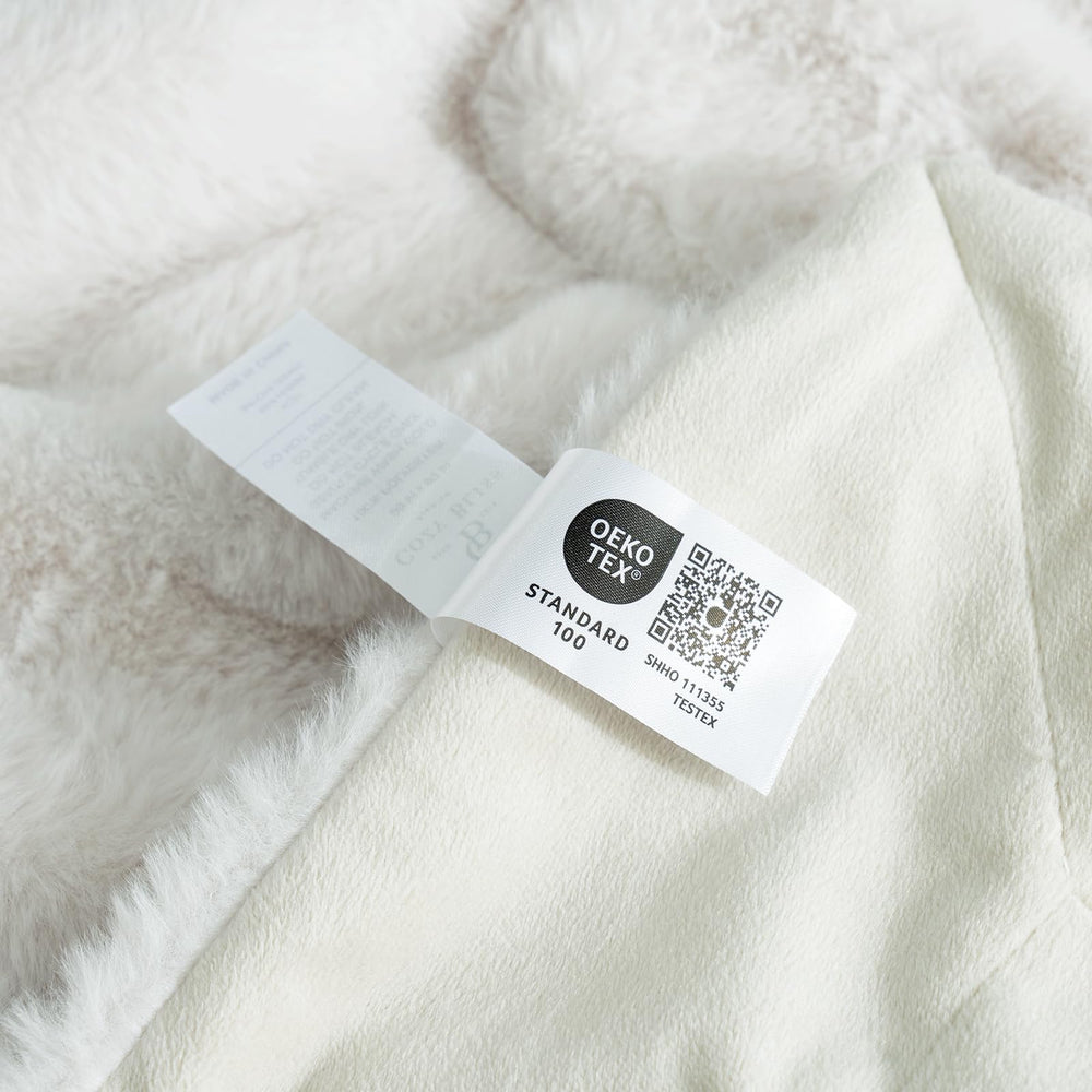 Cozy Bliss plaid emballé prêt à offrir comme cadeau élégant