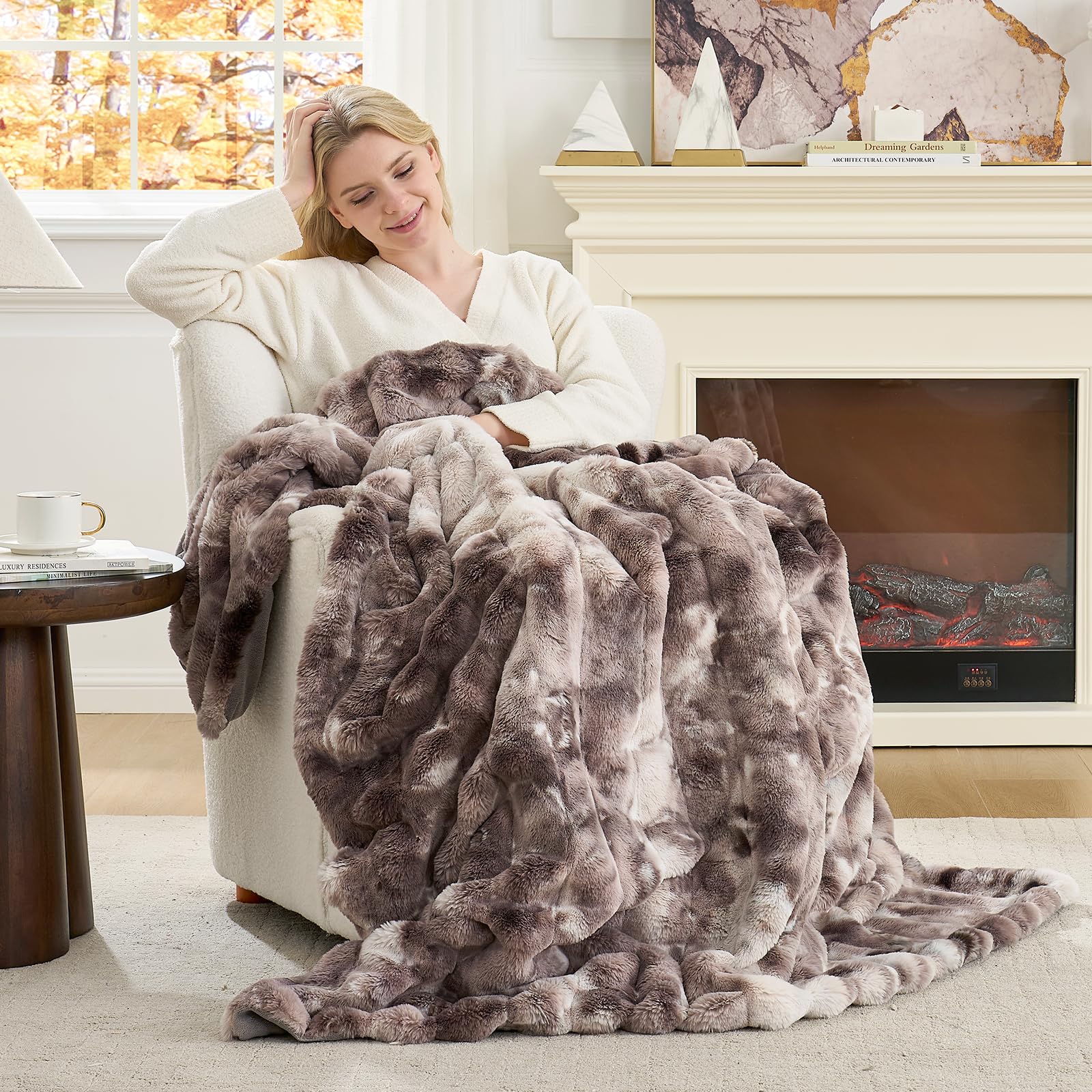 Cozy Bliss gros plan de la fourrure montrant douceur luxueuse
