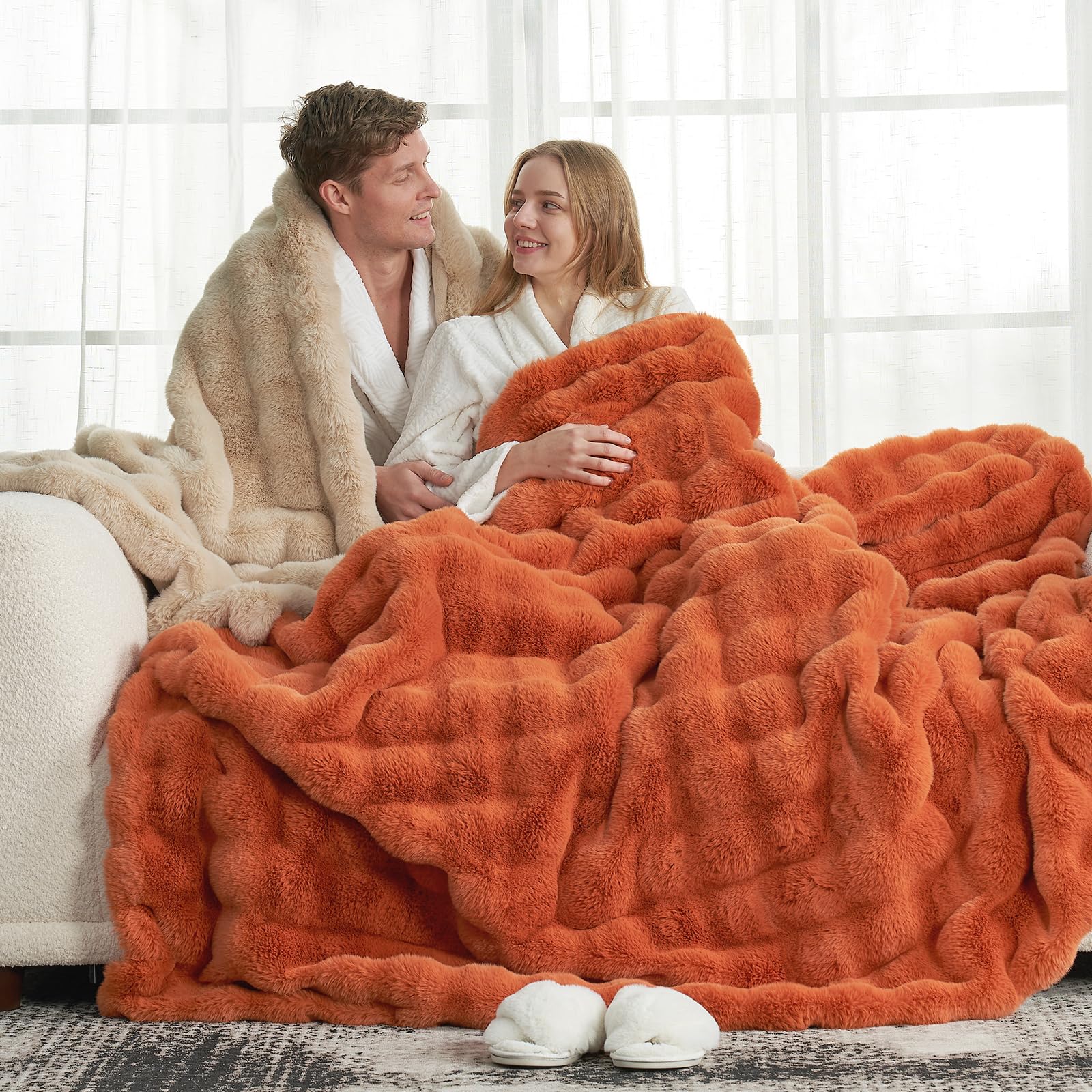 Gros plan Cozy Bliss sur la texture bulle offrant confort et esthétisme
