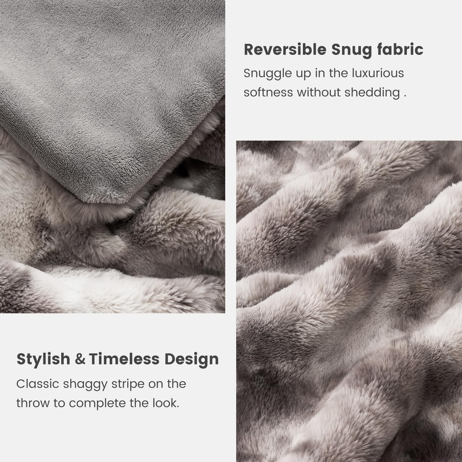Cozy Bliss repliée sur lit pour une couche chaude et décorative