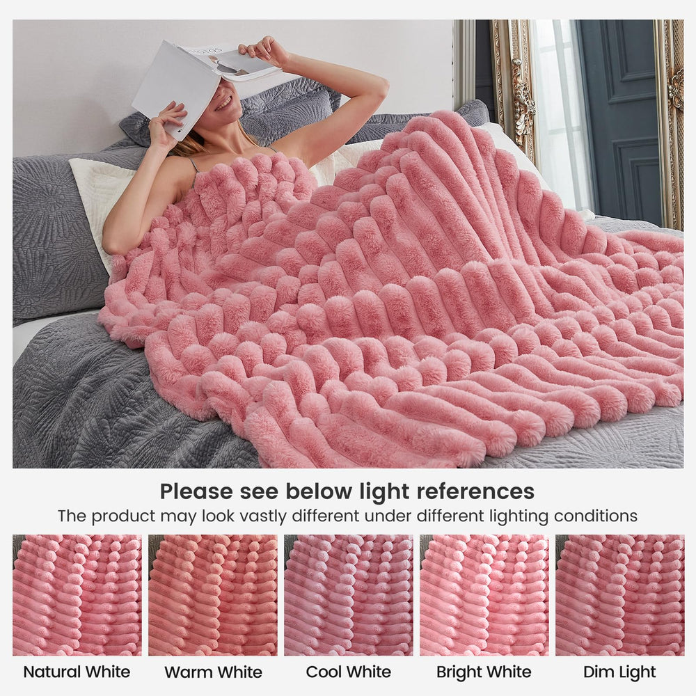 Cozy Bliss comparaison d'échelle, dimensions 50x60 pouces claires