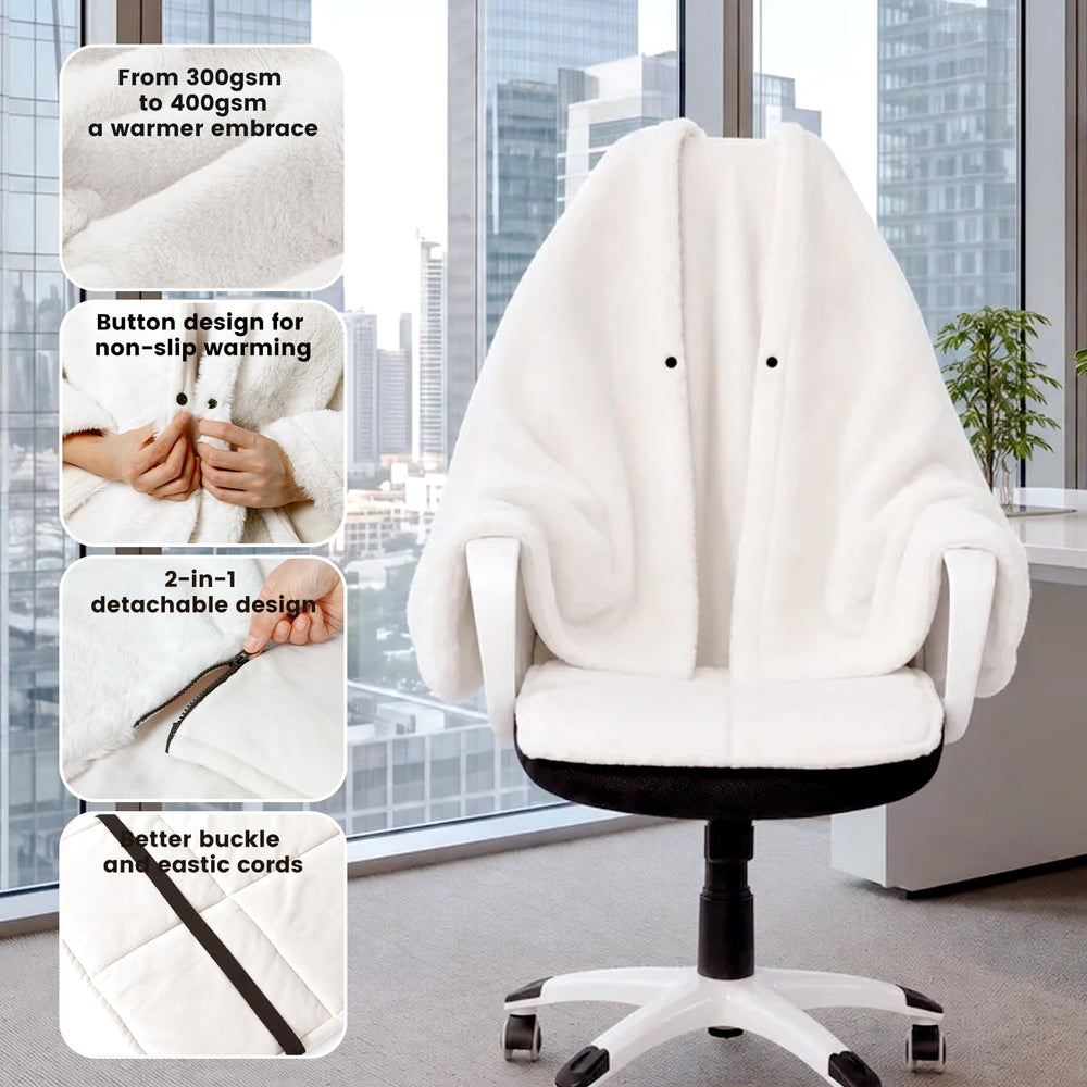 Cozy Bliss gros plan fourrure 400GSM douceur isolante