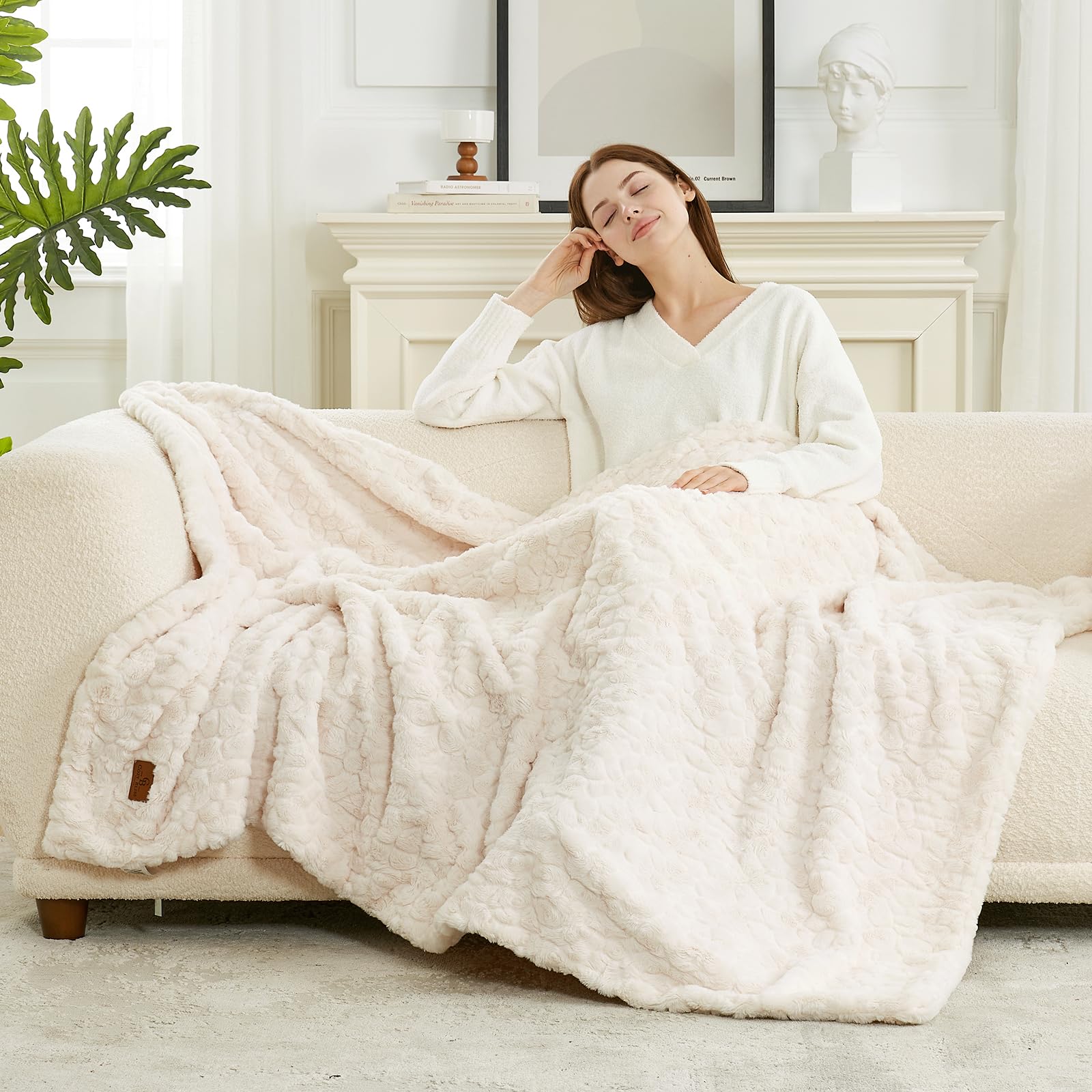 Cozy Bliss gros plan texture en vagues montrant douceur visuelle
