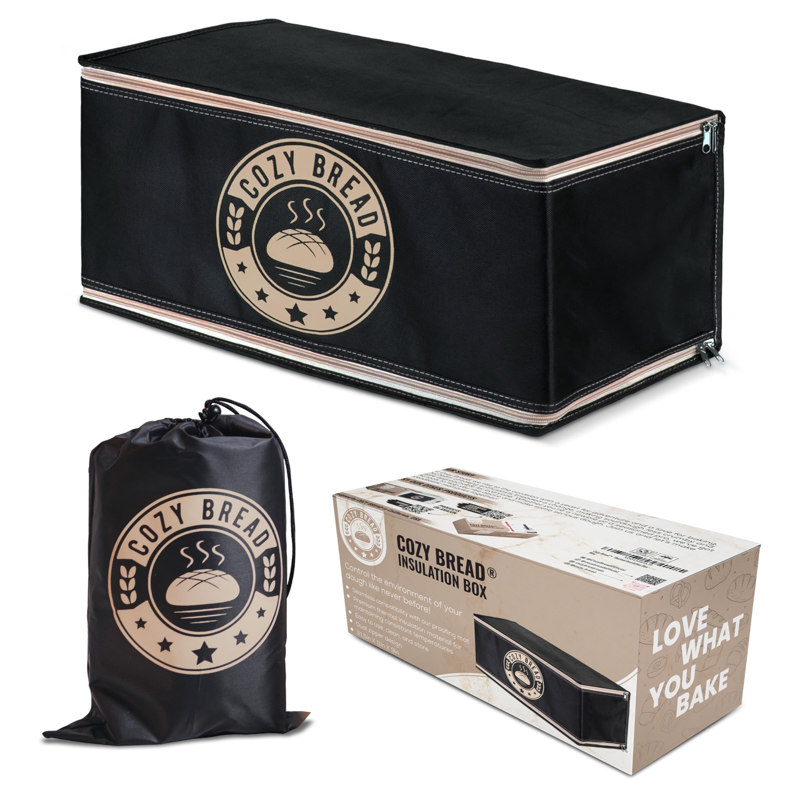 Cozy Bread boîte de pointage face montrant design compact et rangement facile