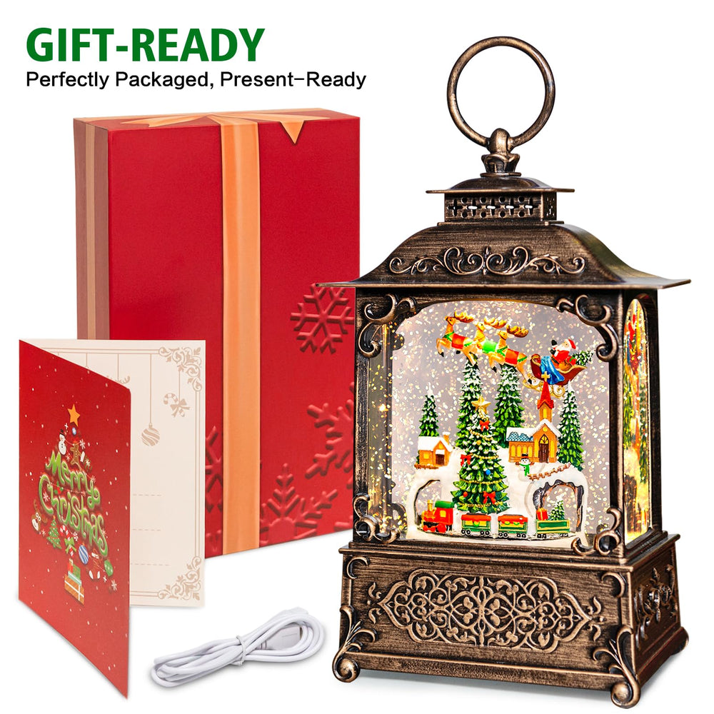COZY-PAVILION tourbillon de paillettes simulant neige apaisante
