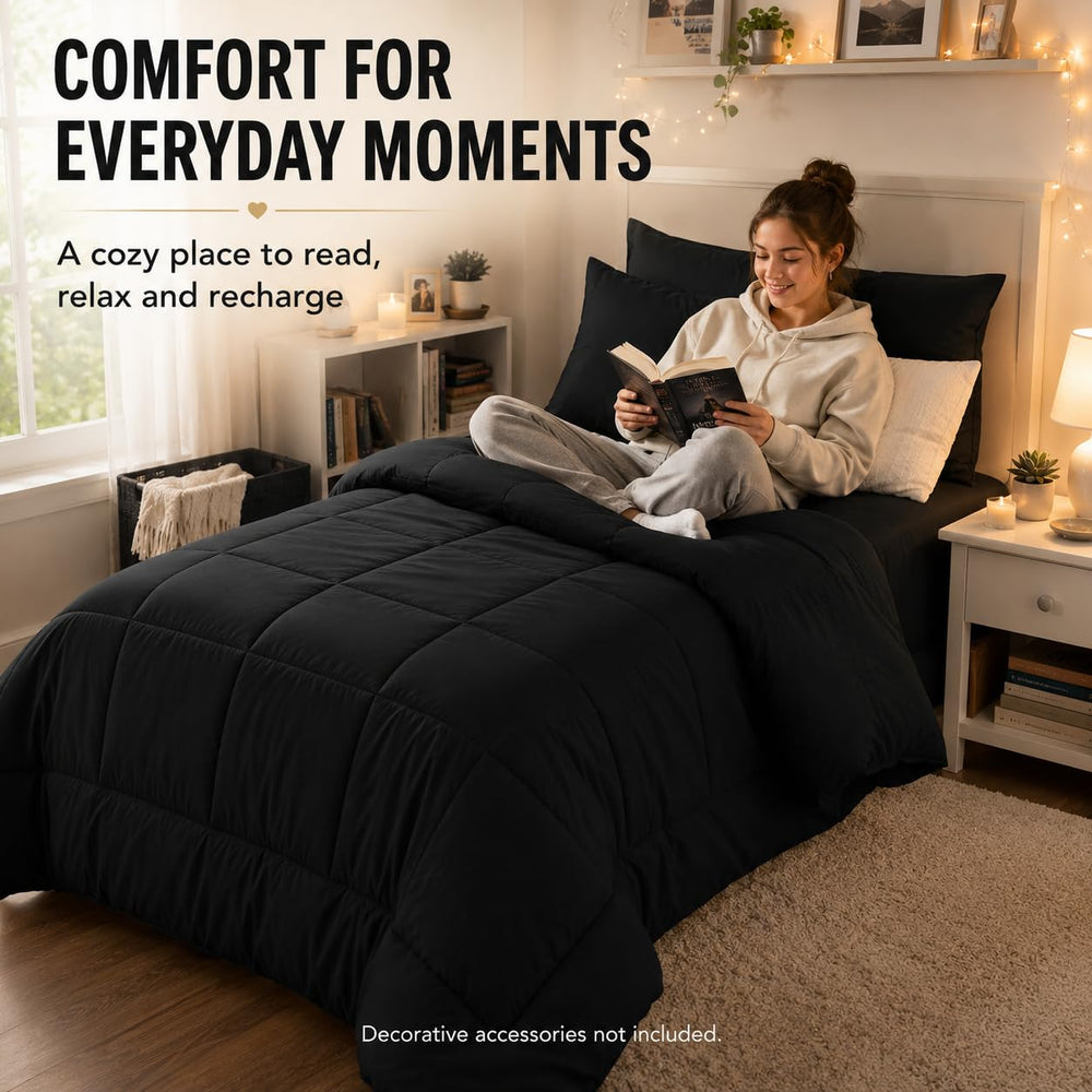 CozyLux comparaison d'échelle sur matelas pour montrer ajustement Twin