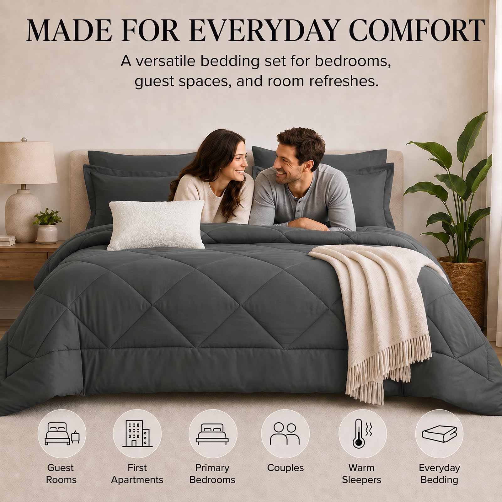 CozyLux comparaison taille, montre retombée d'environ 14 pouces