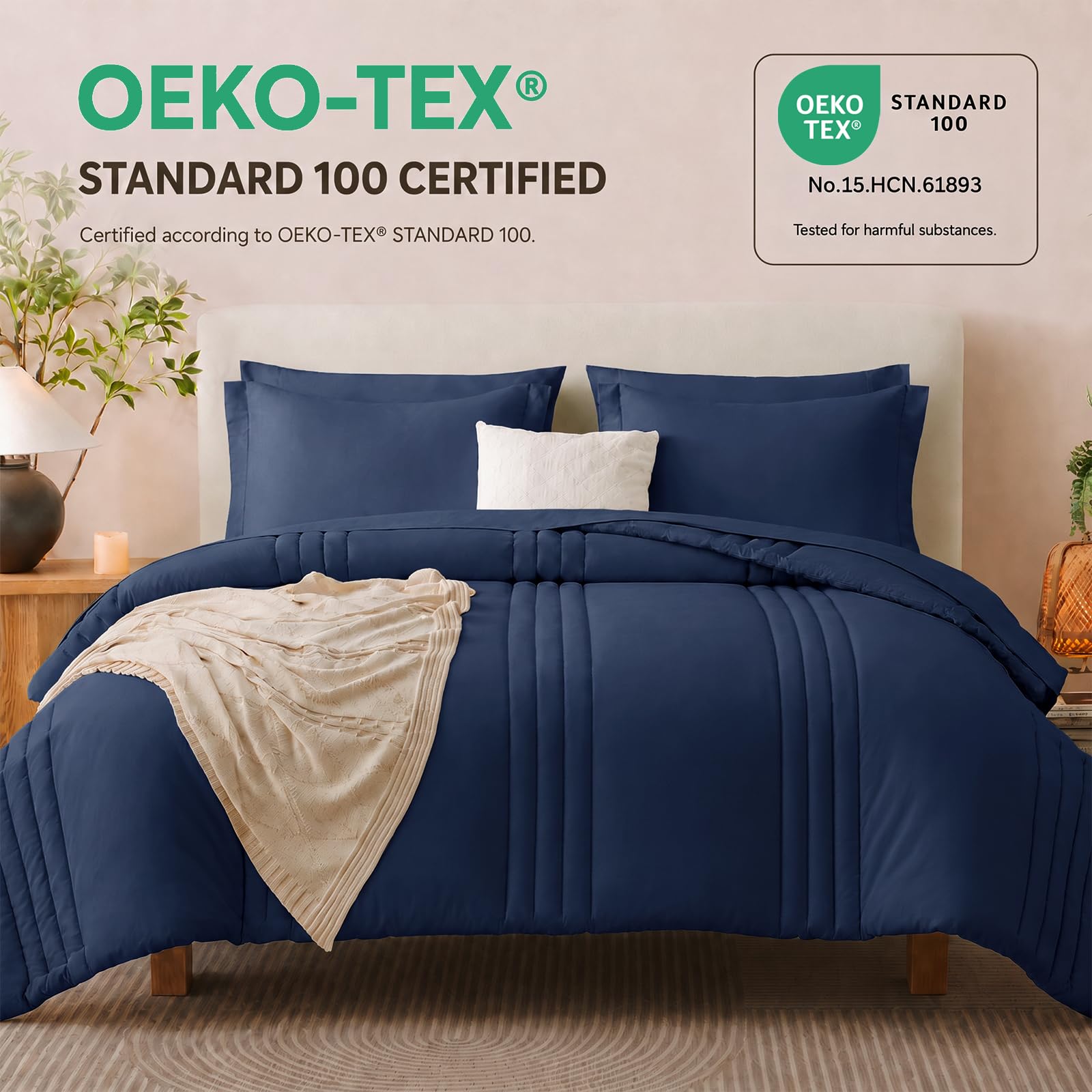 CozyLux comparaison taille Twin XL montrant dimensions réelles du lit