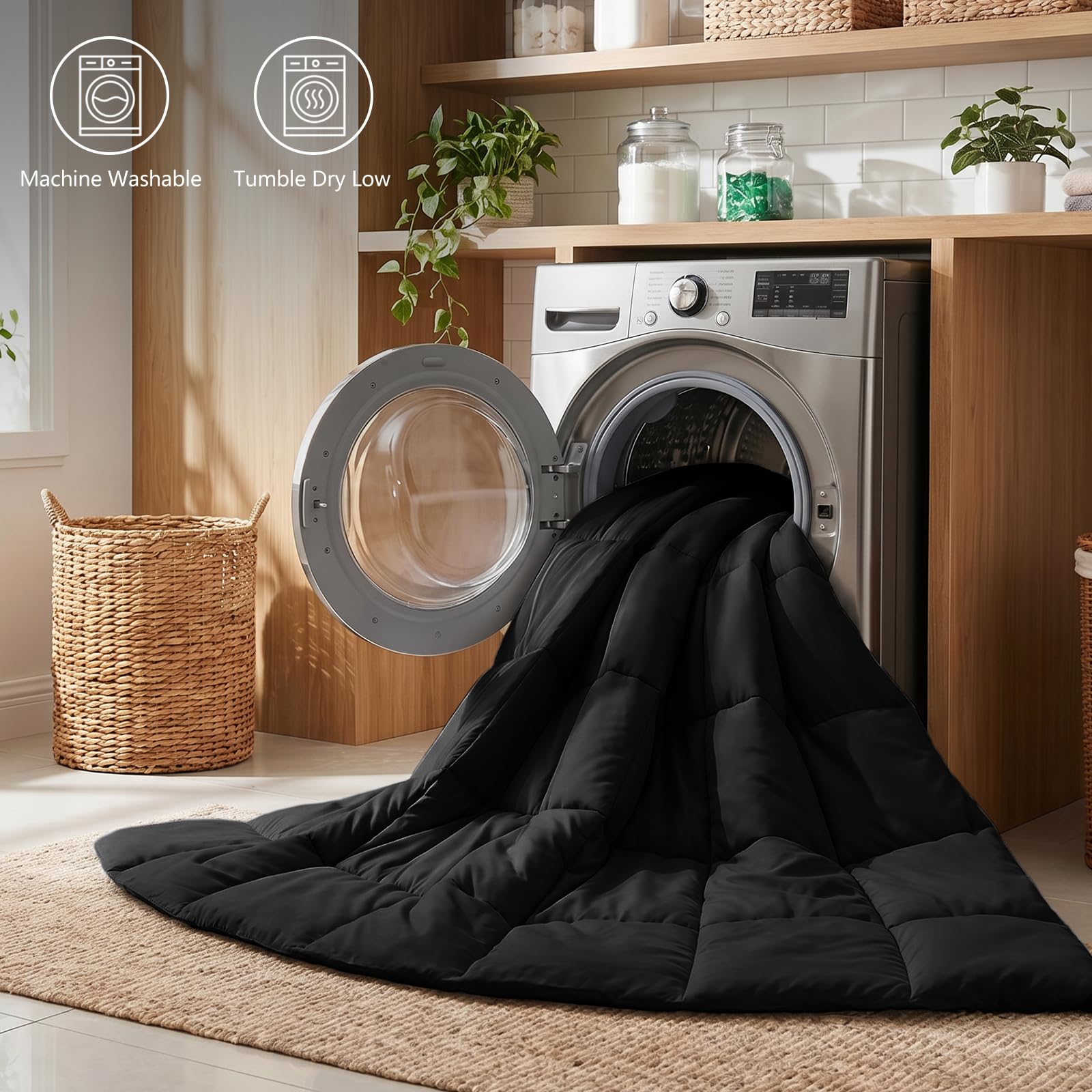 CozyLux emballage compressé illustrant facilité d'expédition