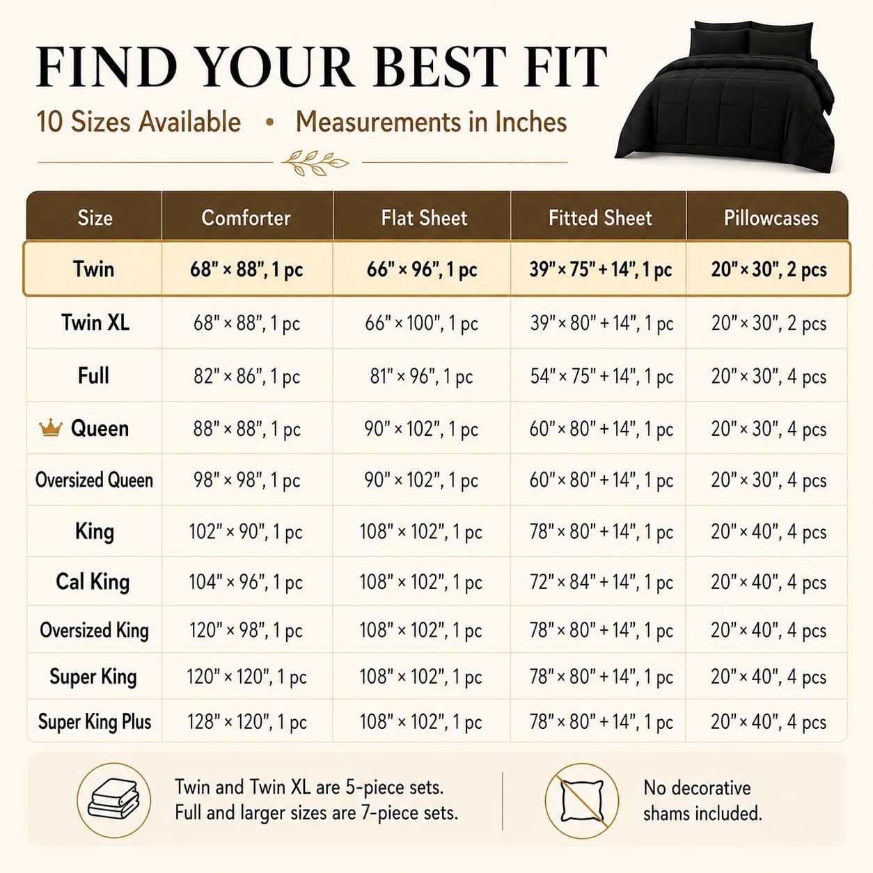 CozyLux couette après décompression sortie du sac sous vide, prêt à gonfler