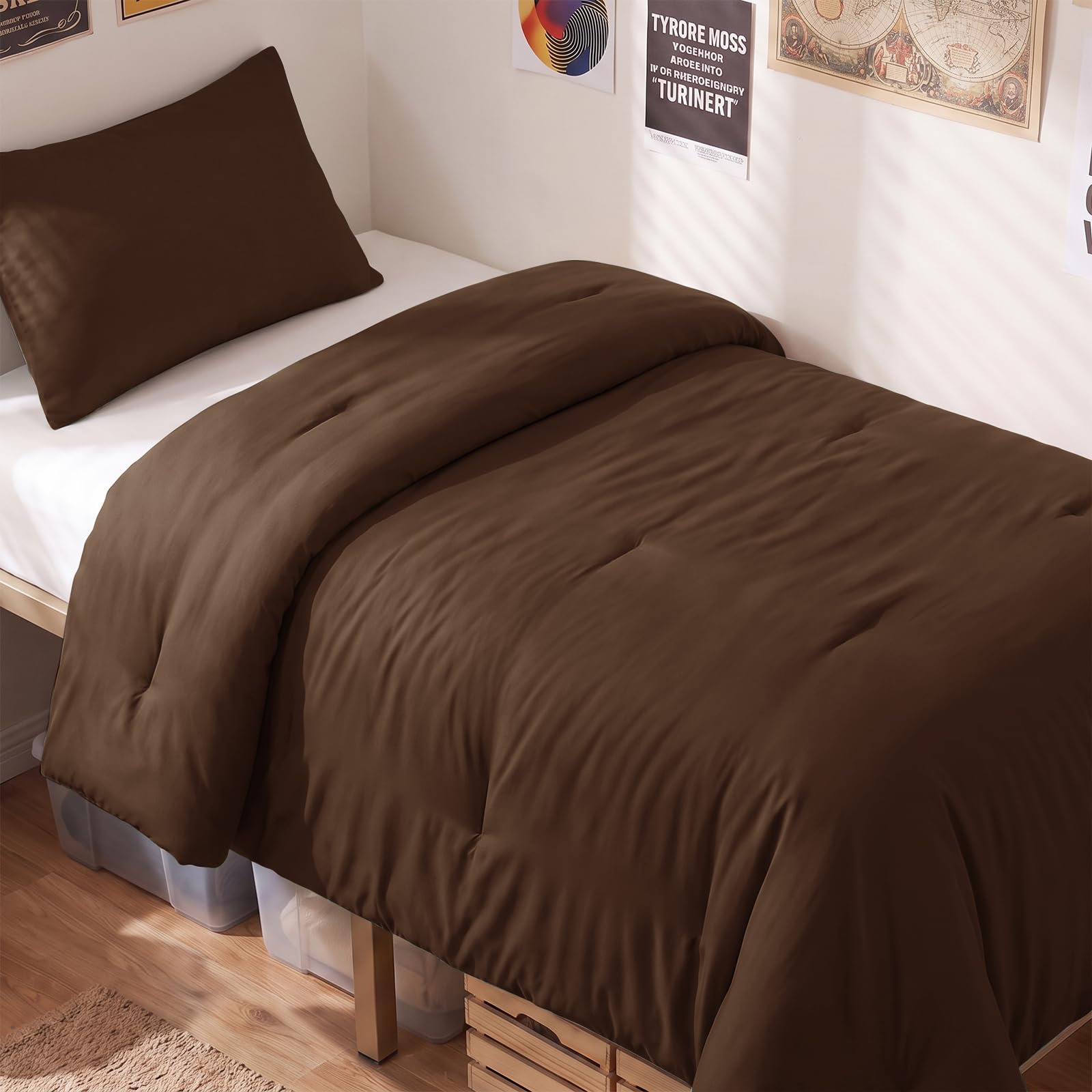 CozyLux couette face avant emballage montrant finition soignée et utilité