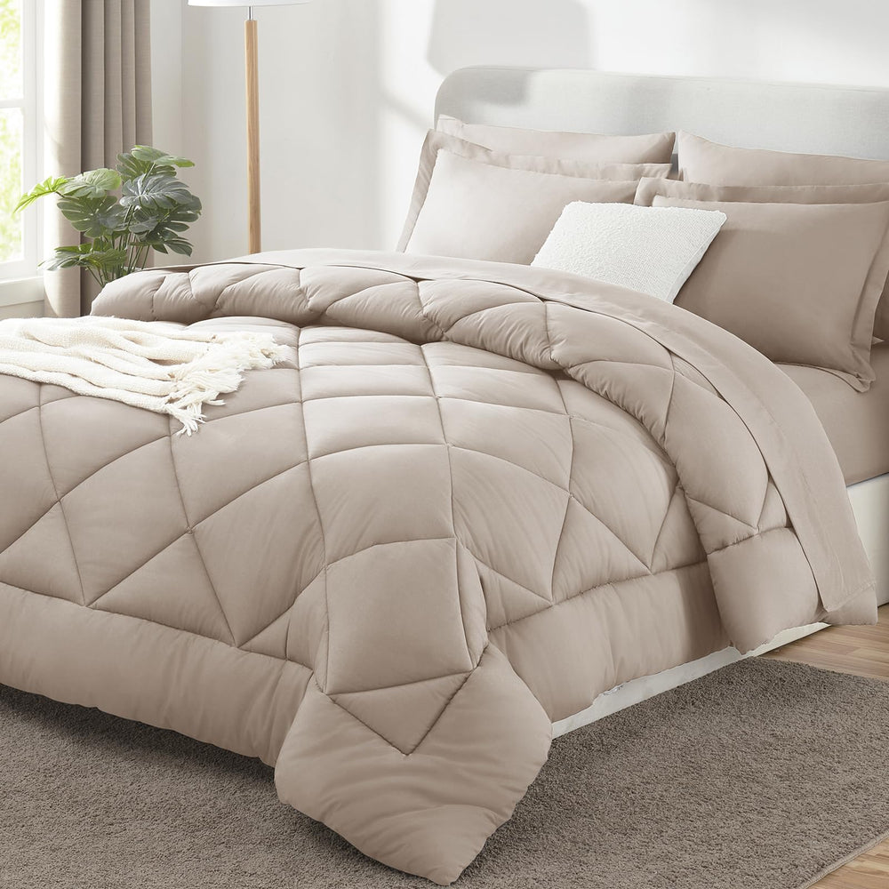 CozyLux couette face entière montrant un tombé soigné et esthétique