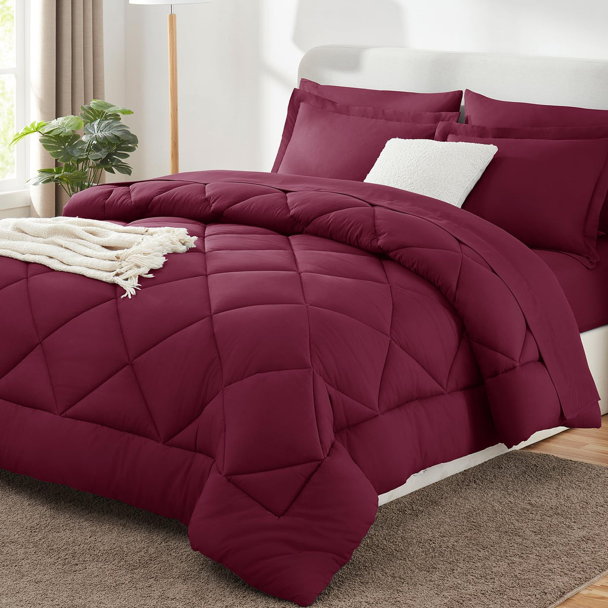 CozyLux couette emballage avant montrant ensemble complet prêt à poser