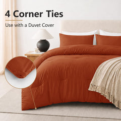 CozyLux couette posée sur lit illustrant confort et décor chaleureux