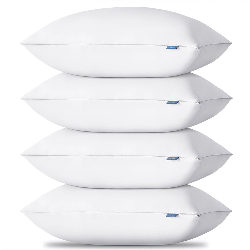 CozyLux coussin face avant lot de 4 montrant confort et apparence nette