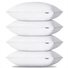 CozyLux coussin face avant lot de 4 montrant confort et apparence nette