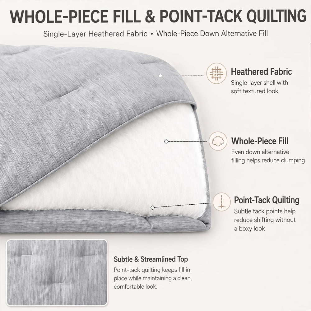 CozyLux quilting point-tack en détail, maintien uniforme du garnissage