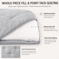 CozyLux quilting point-tack en détail, maintien uniforme du garnissage