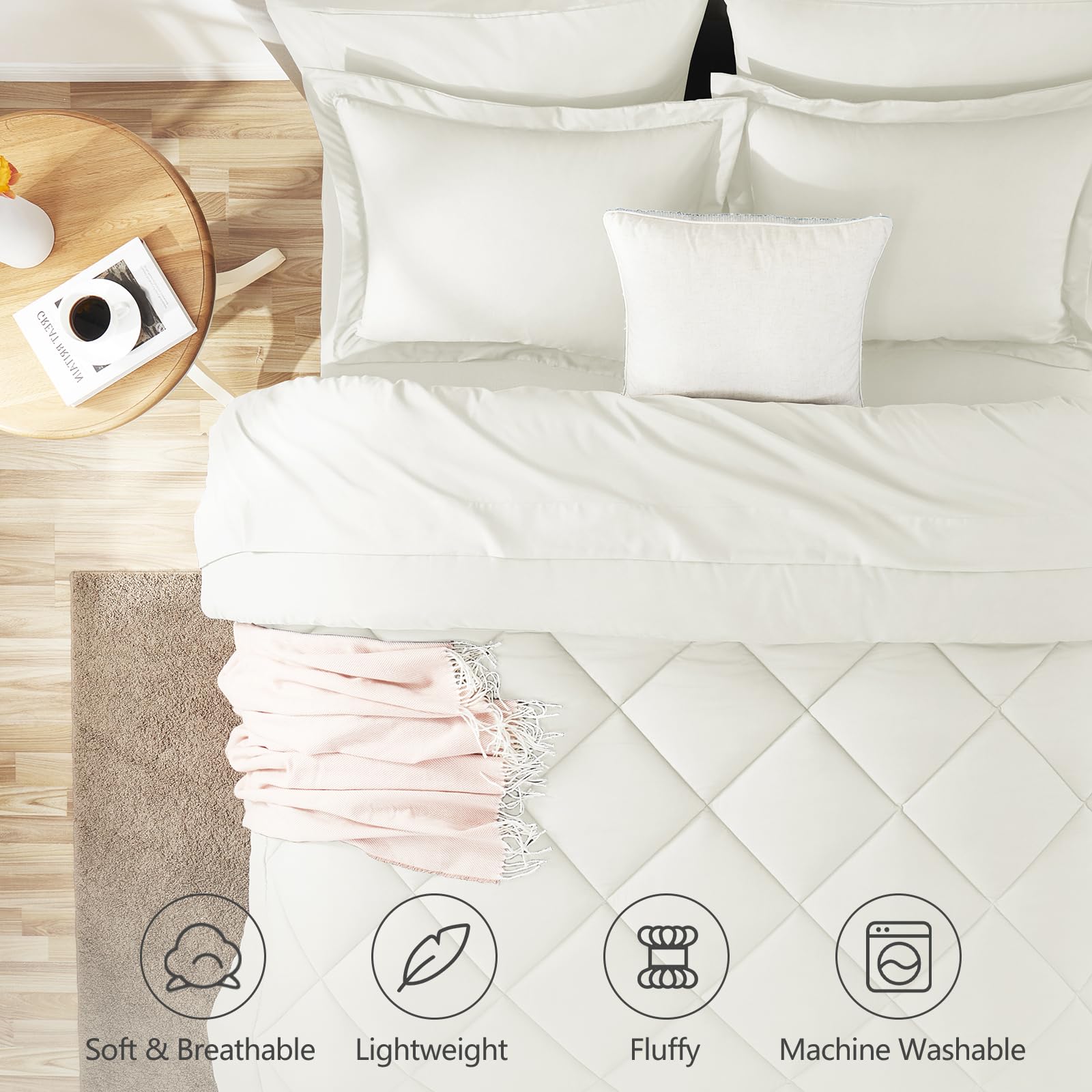 CozyLux gros plan piquage losanges stabilisant le garnissage