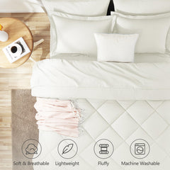 CozyLux gros plan piquage losanges stabilisant le garnissage
