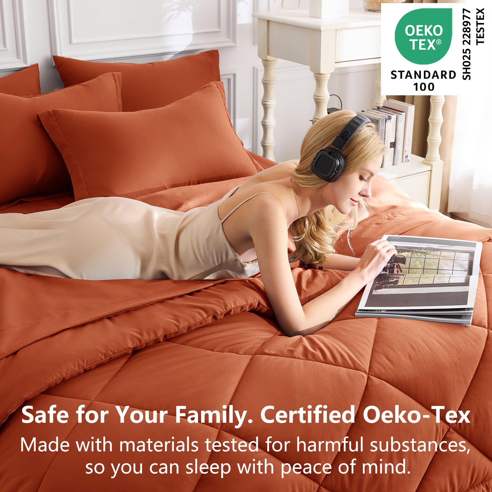 CozyLux détail du quilting losange assurant maintien du garnissage et durabilité