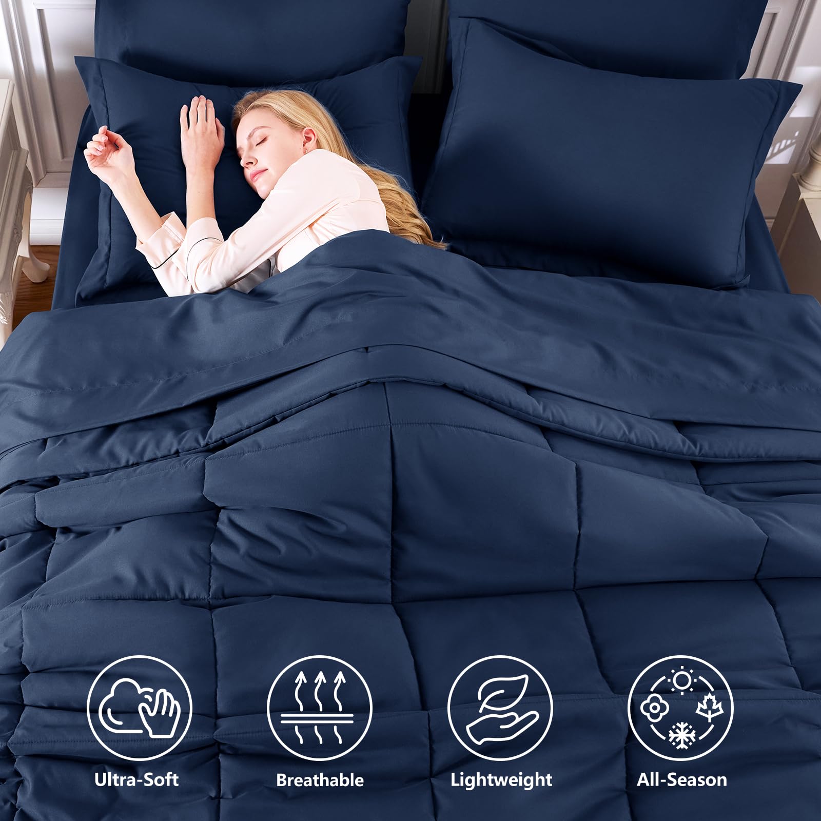 CozyLux gros plan microfibre montrant la douceur et respirabilité