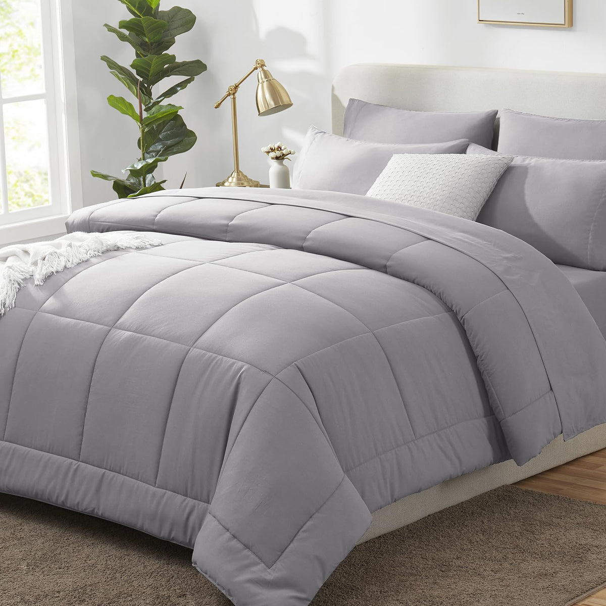 CozyLux face du packaging gris montrant ensemble complet et bénéfice gain de temps