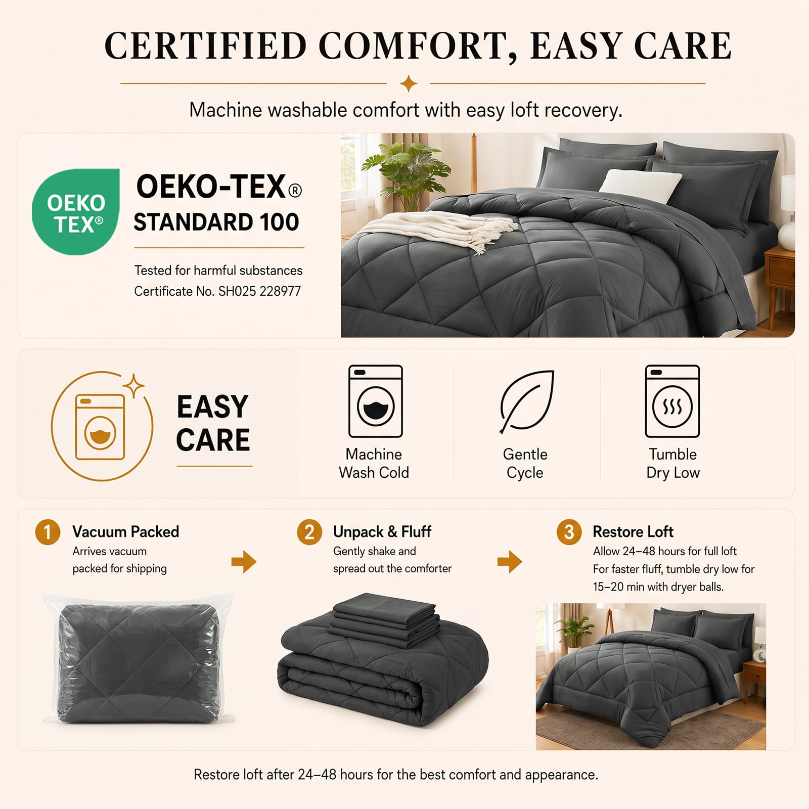 CozyLux drap ajusté poches profondes, maintien sécurisé sur matelas